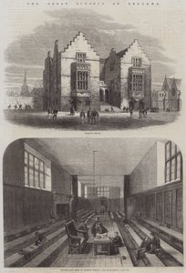 The Great Schools of England (gravering) af English School
