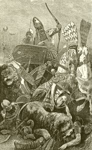 Den store Sesostris (Rameses II) i slaget ved Kadesch