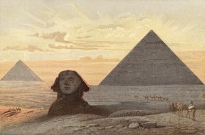 Den store sfinks og pyramiderne i Gizeh