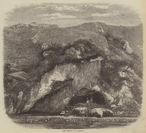 Grotten i Bagneres (gravering) af English School