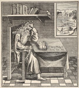The Grub Street Hermit, fra et billede udgivet af Richardson, 1794 af English School