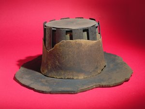 Dommer John Bradshaws hat, 1600-tallet (læder) af English School