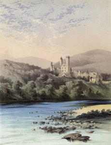 The Highland Home, Balmoral Castle, Quadrille, Frederic Lemoine af English School