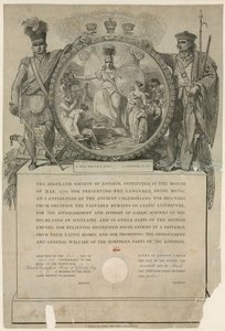 Highland Society of London. Indstiftet 1778 af English School