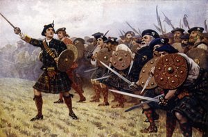 Highlanders i slaget ved Prestonpans af English School