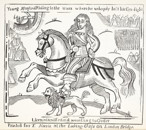 The History of the Blind Beggar of Bethnal Green, illustration fra Chapter-books of the Eighteenth Century af John Ashton, pub. 1882 af English School