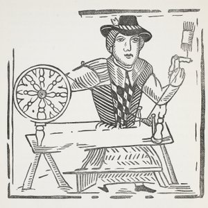 The History of the Blind Beggar of Bethnal Green, illustration fra Chapter-books of the Eighteenth Century af John Ashton, pub. 1882