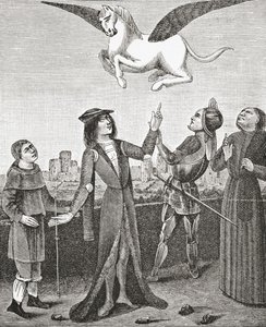 Hesten Pegasus, 1878 af English School