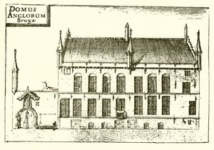 Huset i Brugge besat af Caxton af English School