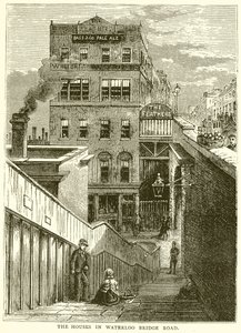 Husene i Waterloo Bridge Road af English School