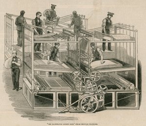 The Illustrated London News damptrykmaskiner af English School