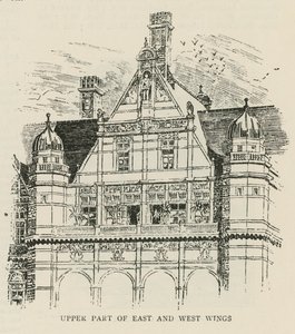 The Imperial Institute: Øvre del af øst- og vestfløjen af English School