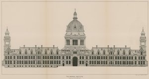 The Imperial Institute, designet af A W Blomfield af English School