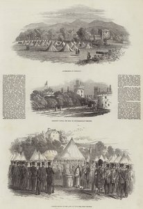 Oprøret i Irland (gravering) af English School