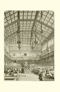 Det indre af Underhuset af English School