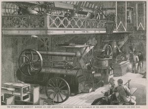 Den internationale udstilling; Løsepenge og Sims landbrugsmaskiner af English School
