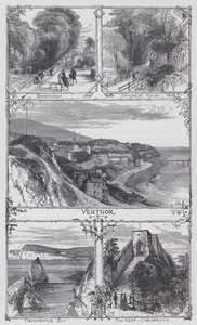 Isle of Wight (gravering) af English School