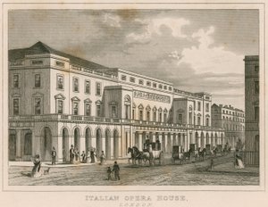 Det italienske operahus, London af English School