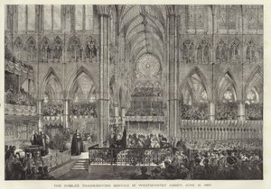 Jubilee Thanksgiving Service i Westminster Abbeybbery, af English School