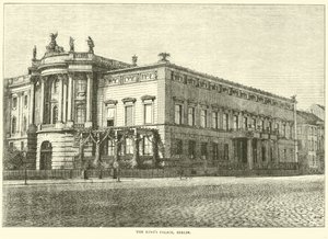 Kings Palace, Berlin, marts 1871 af English School
