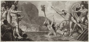 Julius Cæsars landgang af English School
