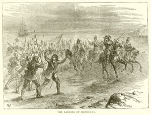 Landingen af Monmouth af English School