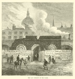 De sidste rester af flåden (gravering) af English School