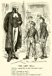 Det sidste salg (gravering) af English School