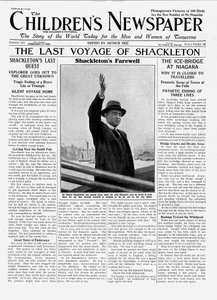 The Last Voyage of Shackleton, forsiden af 