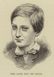 The Late Duc de Guise (gravering) af English School