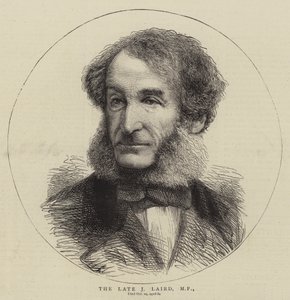 The Late J Laird, MP (gravering) af English School