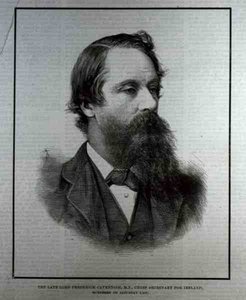 The Late Lord Frederick Cavendish (1836-82), M.P., Chief Secretary for Irland, fra The Illustrated London News, 13. maj 1882 af English School