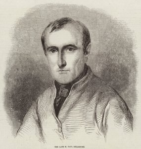 The Late M Paul Delaroche (gravering) af English School