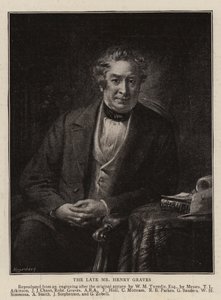 Den afdøde hr. Henry Graves (gravering) af English School