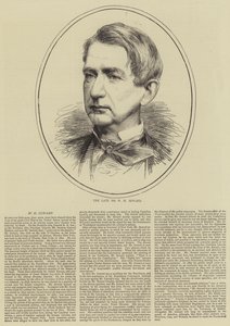 Den afdøde hr. W H Seward (gravering) af English School