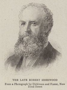 The Late Robert Sherwood (gravering) af English School