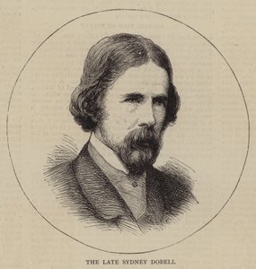 The Late Sydney Dobell (gravering) af English School
