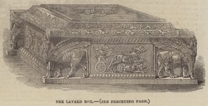 The Layard Box (gravering) af English School