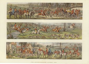 The Leicestershire Covers, 1820 af English School