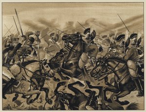 Livgarden ved Waterloo af English School