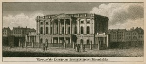 The London Institution, Moorfields, London af English School
