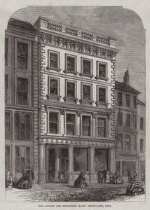 London og Middlesex Bank, Finch-Lane, City (gravering) af English School