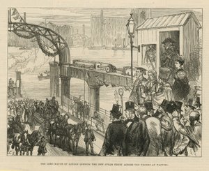 Londons overborgmester åbner den nye dampfærge af English School