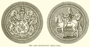 Herren beskytter det store segl af English School