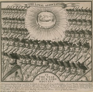 Die Loyalen Assoziatoren im Jahr 1745