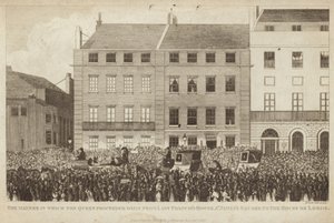 Den måde, hvorpå dronningen dagligt gik fra Lady Franciss Hus af English School