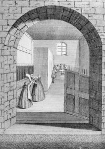 The Way of John Shepherds flugt ud af Condemned Hole i Newgate, 1724 af English School
