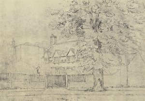 Herregården, ca 1770 (gravure) af English School