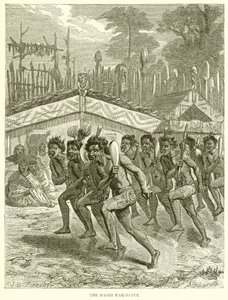 Maori-krigsdansen af English School