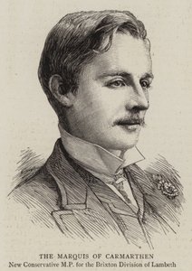 Markisen af Carmarthen (gravering) af English School